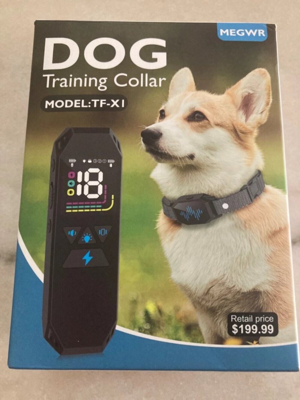 MEGWR Dog Training Collar with Remote, Model TF-XI